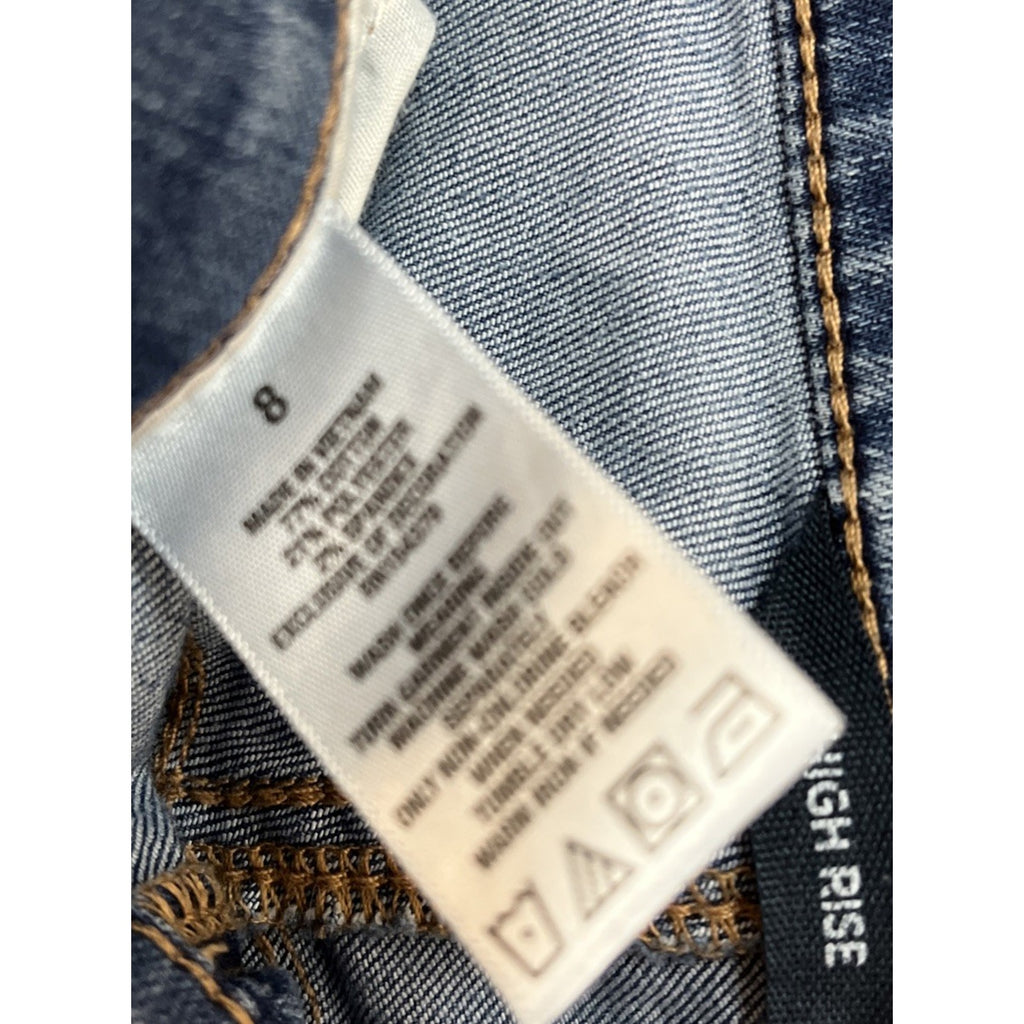 Aeropostale Womens Jeans High Waisted Ankle Jegging Distressed Size 8