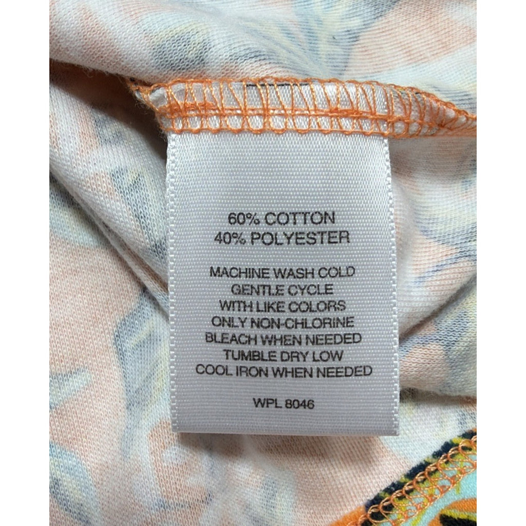 Rebecca Malone Women’s Hawaiian Floral Tee Large