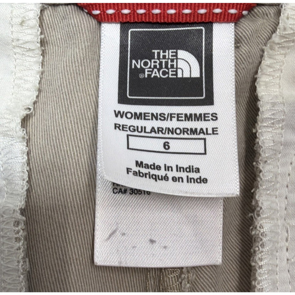 The North Face Libra Cargo Pants Women's 6 Convertible AV2U Beige Khaki