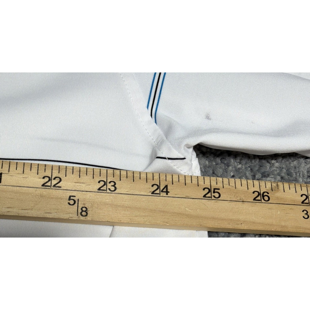 FootJoy Polo Shirt Mens XL Striped Golf Performance Preppy Casual Athletic