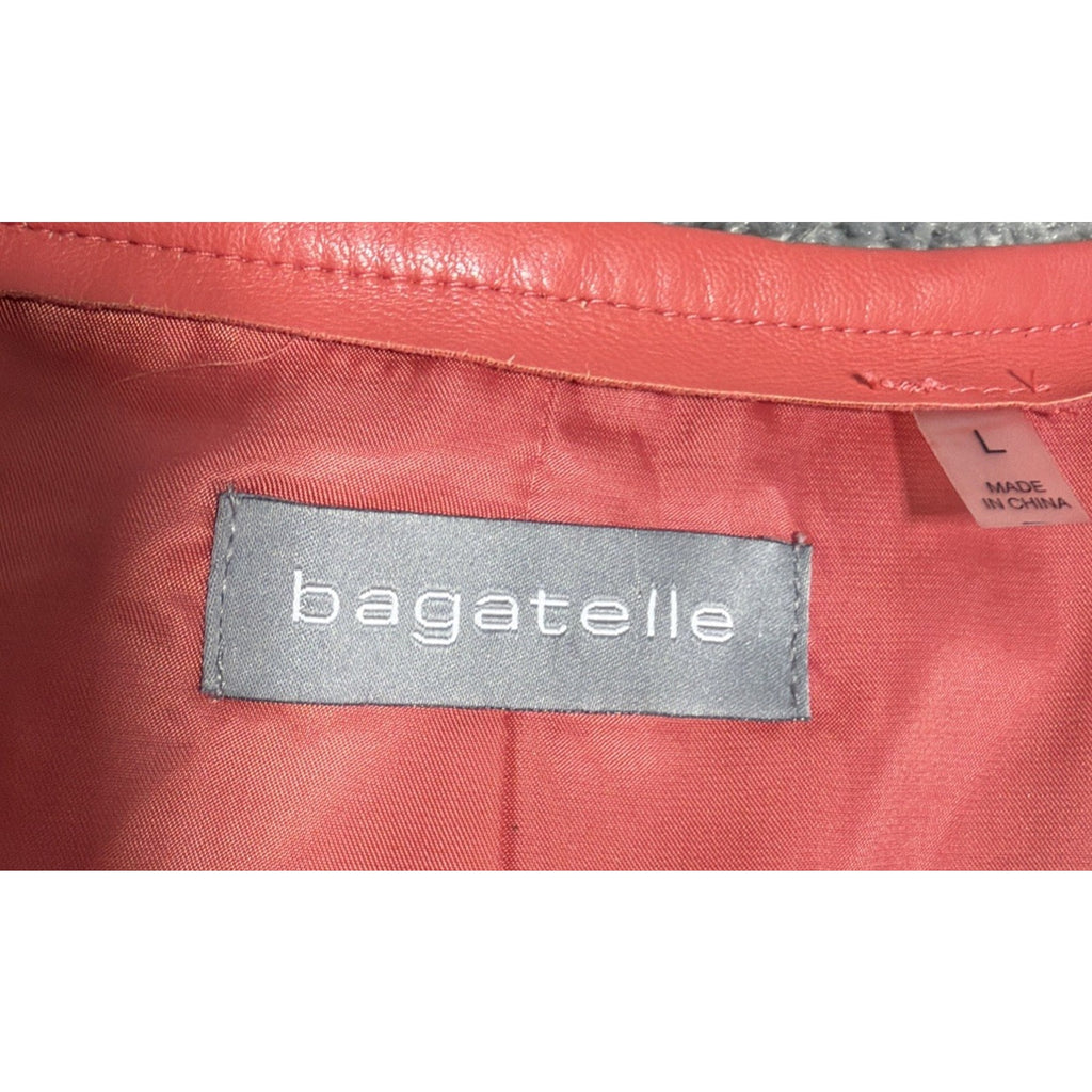 Bagatelle Perforated Peplum Jacket sz small