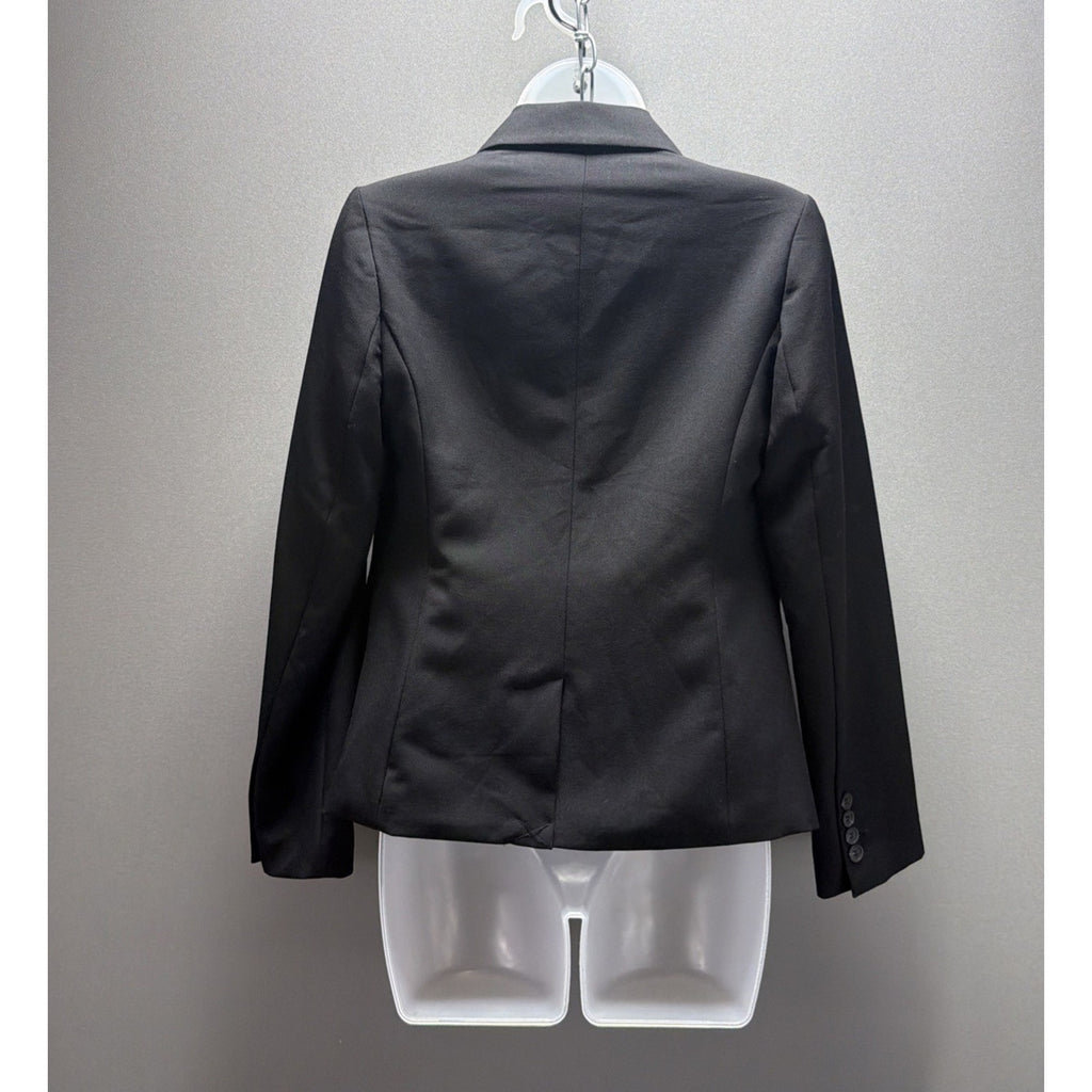Worthington Blazer Jacket Women’s Size P Small Black 1-Button Closure Lined NWT