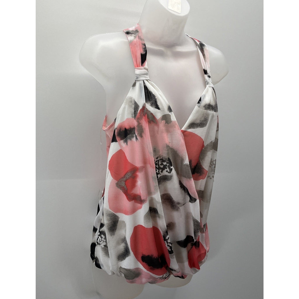 NWT INC International Concepts Women's Spring Romance Rose Petal Print Top Sz. M