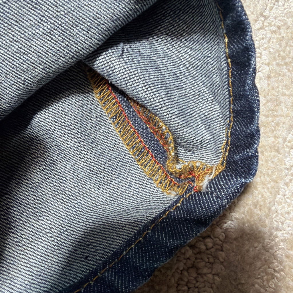 mens ANTIQUE RIVET Selvedge Bootcut jeans size 29x30 NWT!!