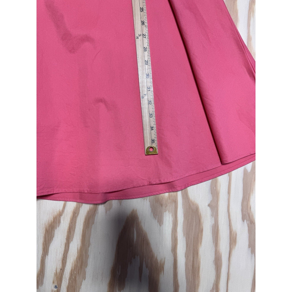 Alfred Angelo Bridesmay Coral Pink Sleeveless A-Line Bridesmaid Dress Women’s L