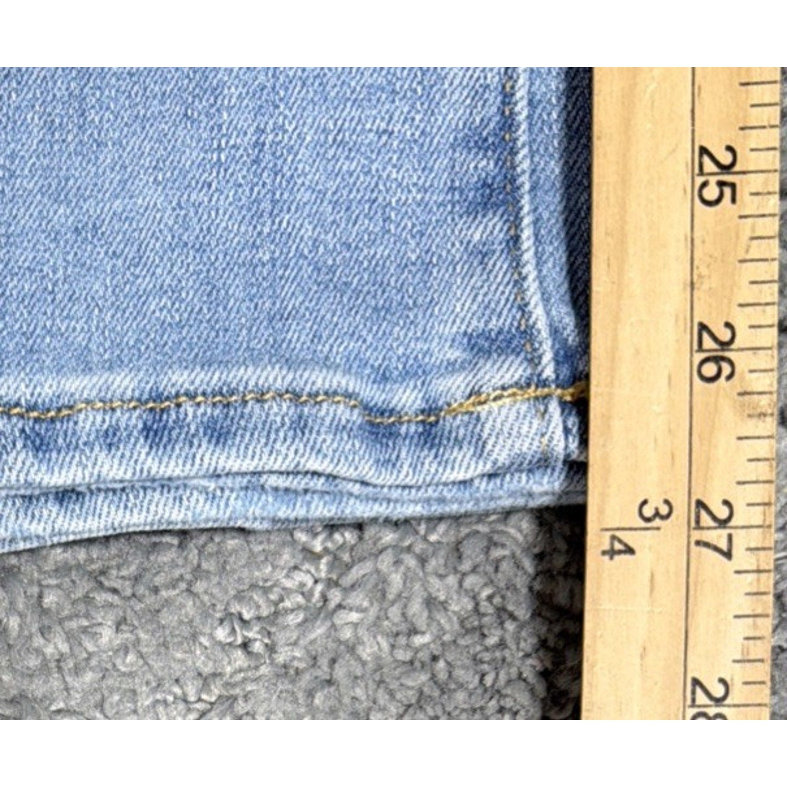 LOFT Patchwork High Rise Kick Crop Denim Jeans size 24x26.5