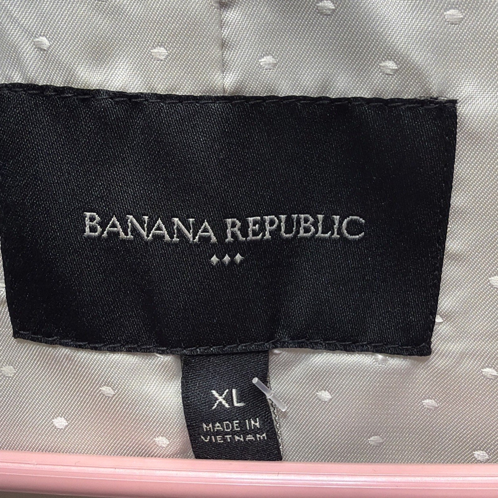 Banana Republic Women Single Breasted Biege vest Size XL New Career