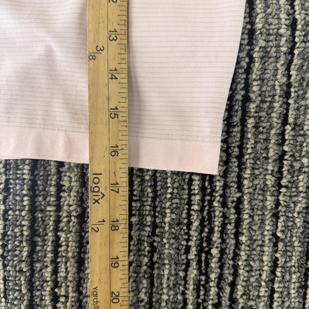 Lululemon Swiftly Tech Cropped Short Sleeve Shirt Pink Size 8