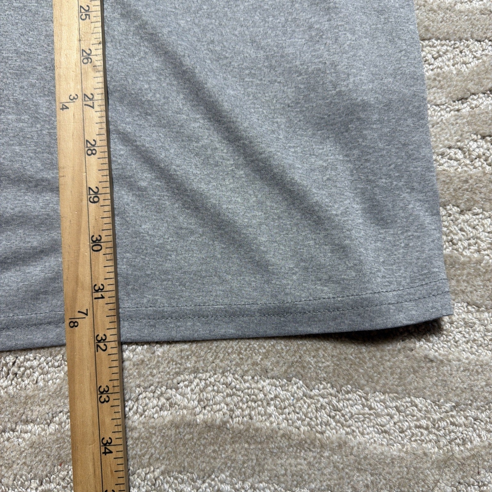 Nike Men's XL Dri-Fit Team Legend L/S Long Sleeve Shirt Heather Gray 377780-063