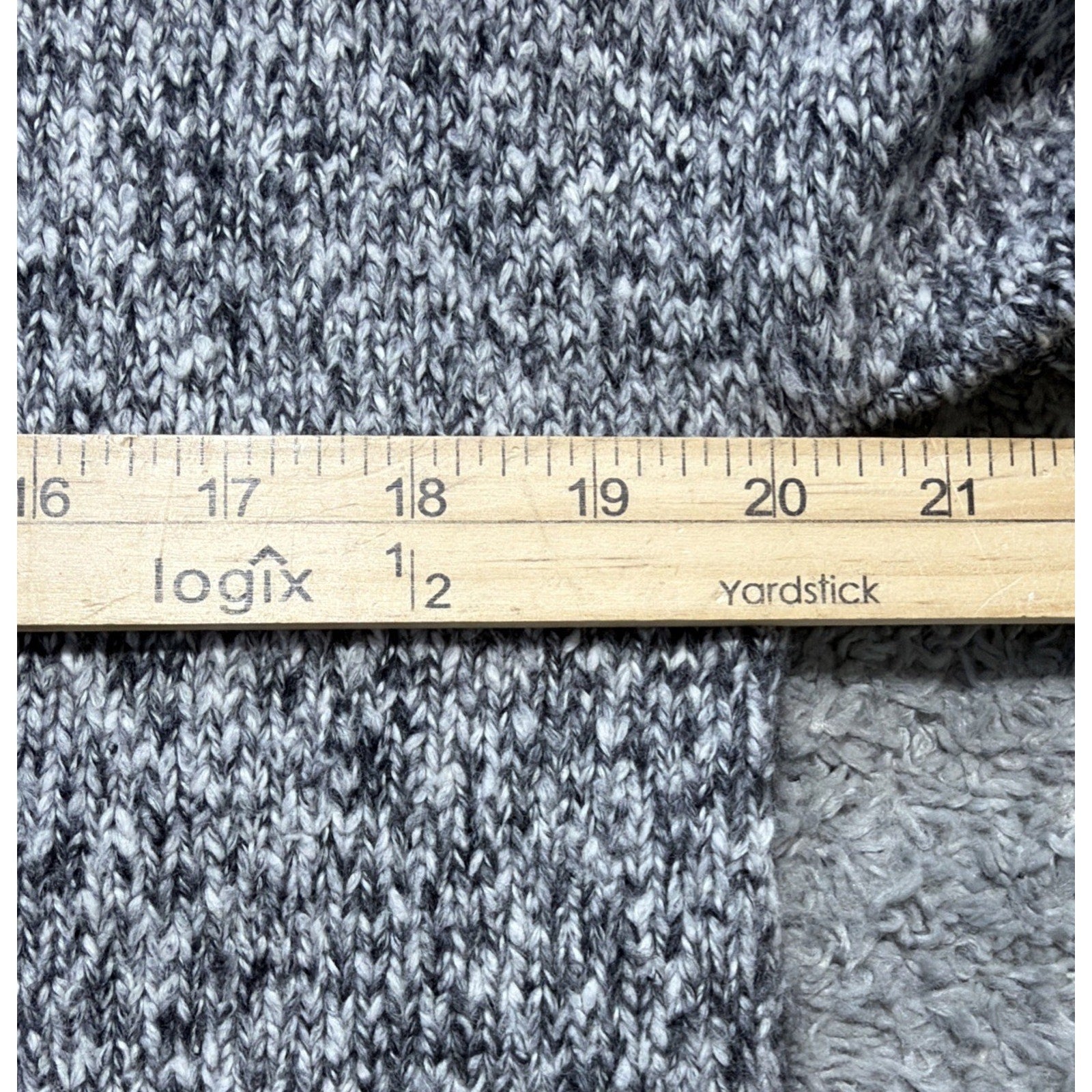 Style & Co Sweater Women’s Short Sleeve Size Large Gray Cowl Neck NWT