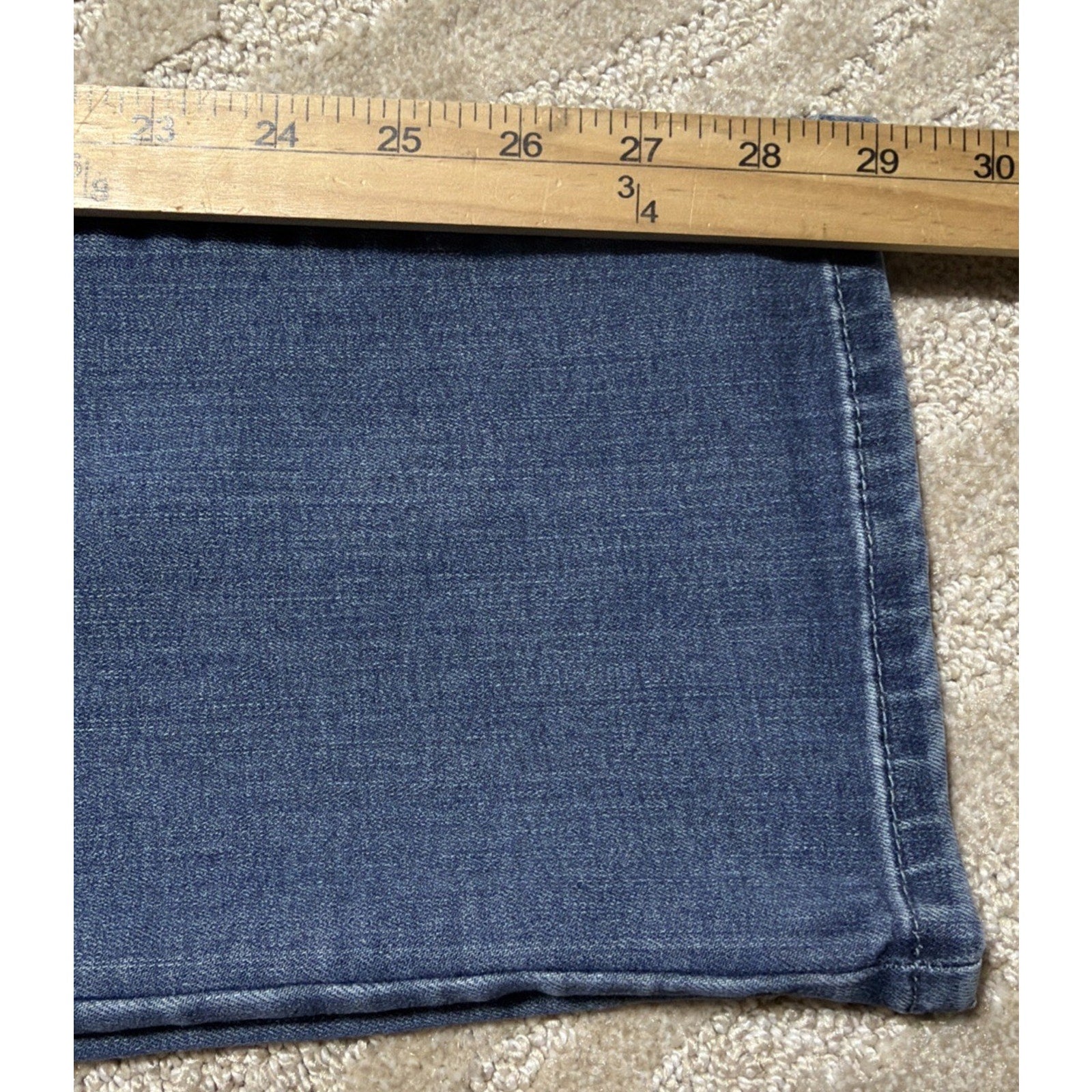Buffalo David Bitton Alyssa Jeans Womens 4/27 Blue Med Wash High Rise Straight