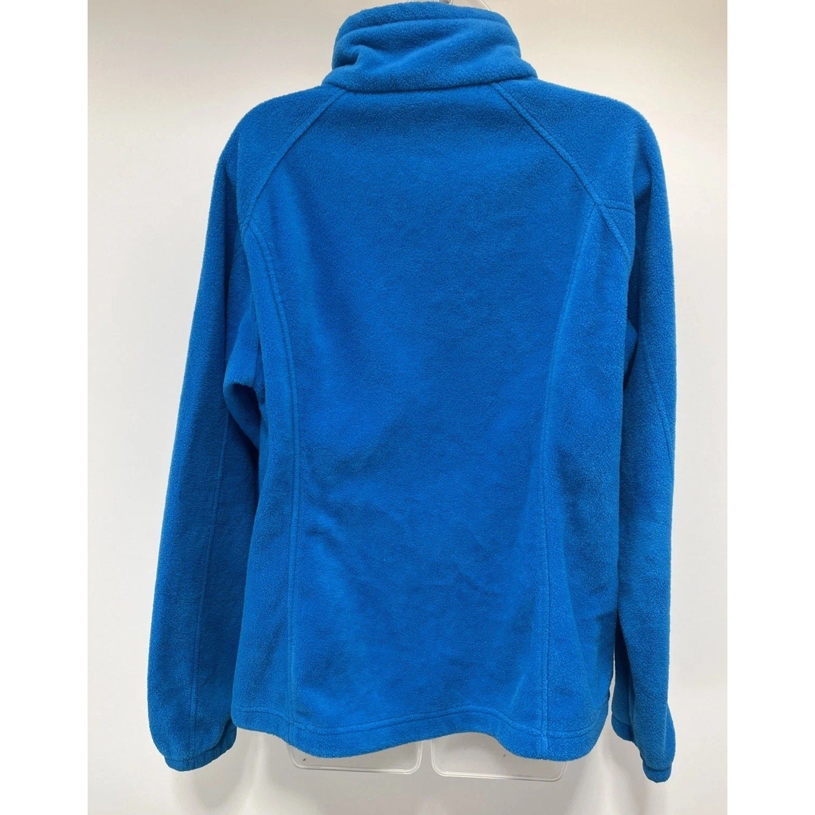 Columbia Jacket Women XL Benton Spring Full Zip Blue Fleece Mock Neck