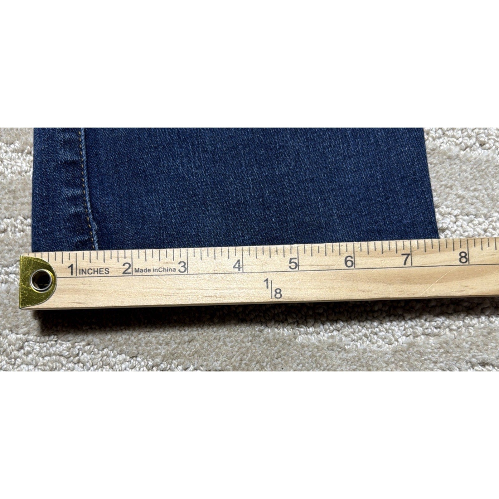 Daniel Cremieux Men's 33x32 Jeans Straight Leg Dark Wash Premium Denim Blue