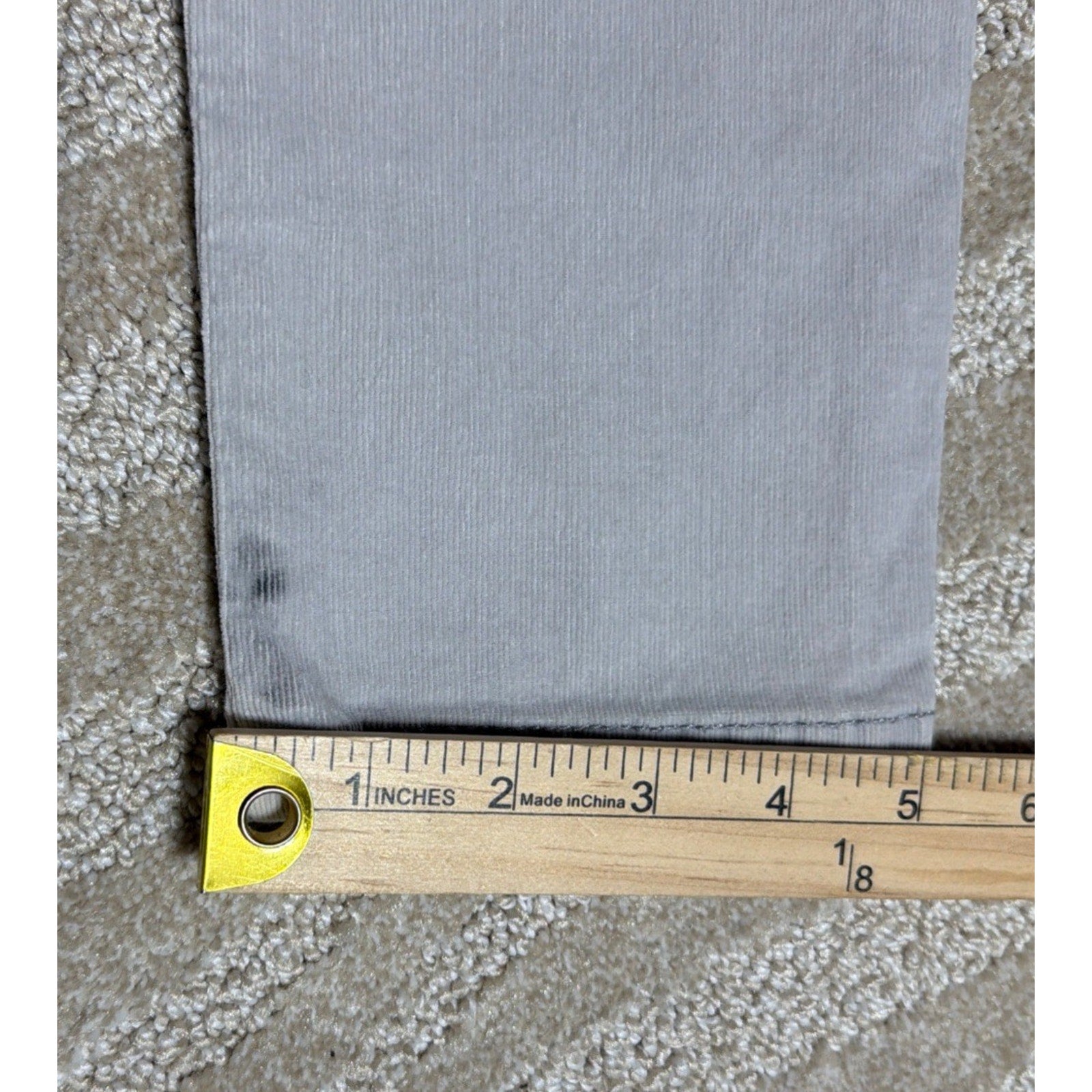 AE AMERICAN EAGLE Gray Corduroy STRETCH JEGGINGS WOMEN JEANS SIZE 6 Boho Chic
