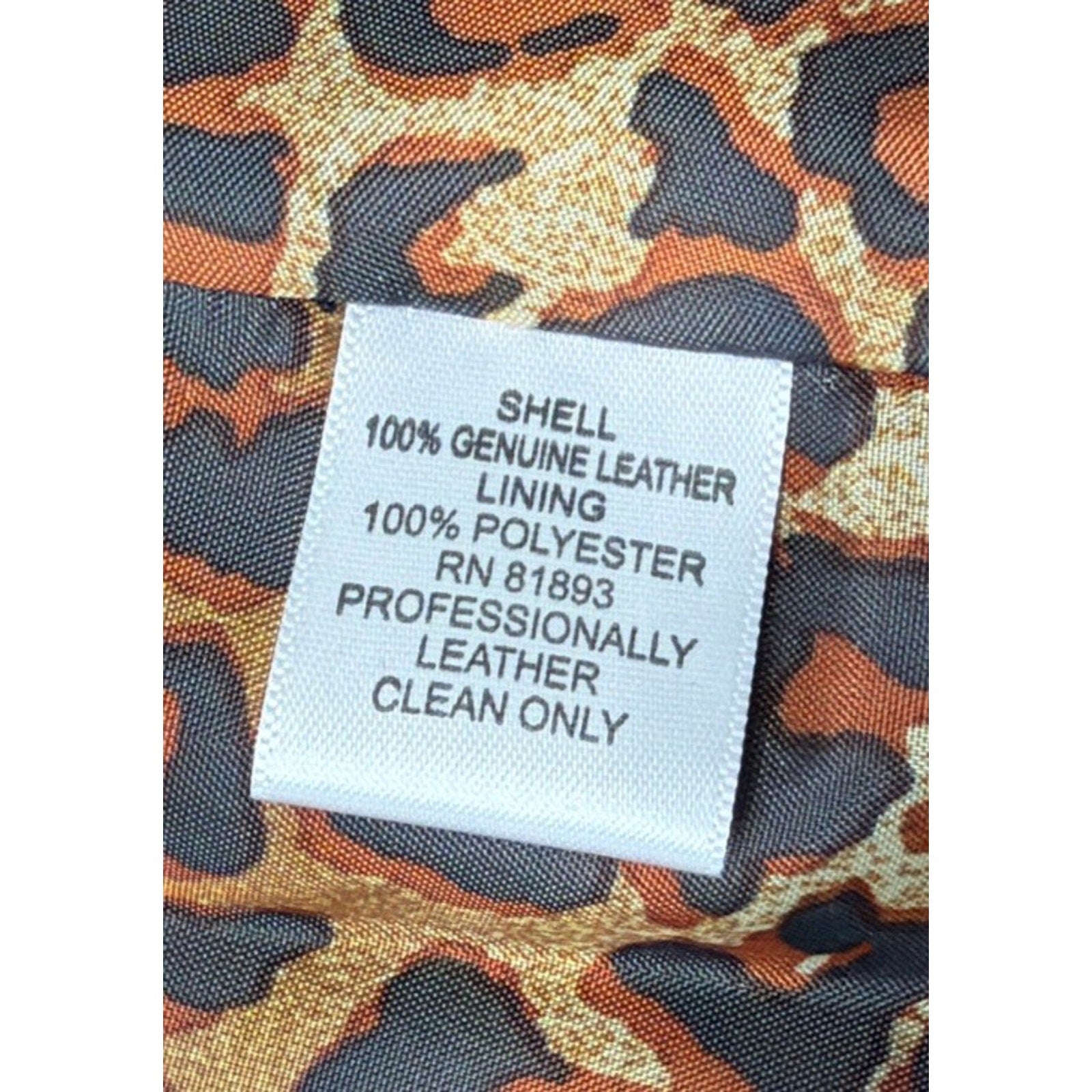 Women's DENIM & CO. Black 100% Genuine Leather Full Zip Jacket Size Small