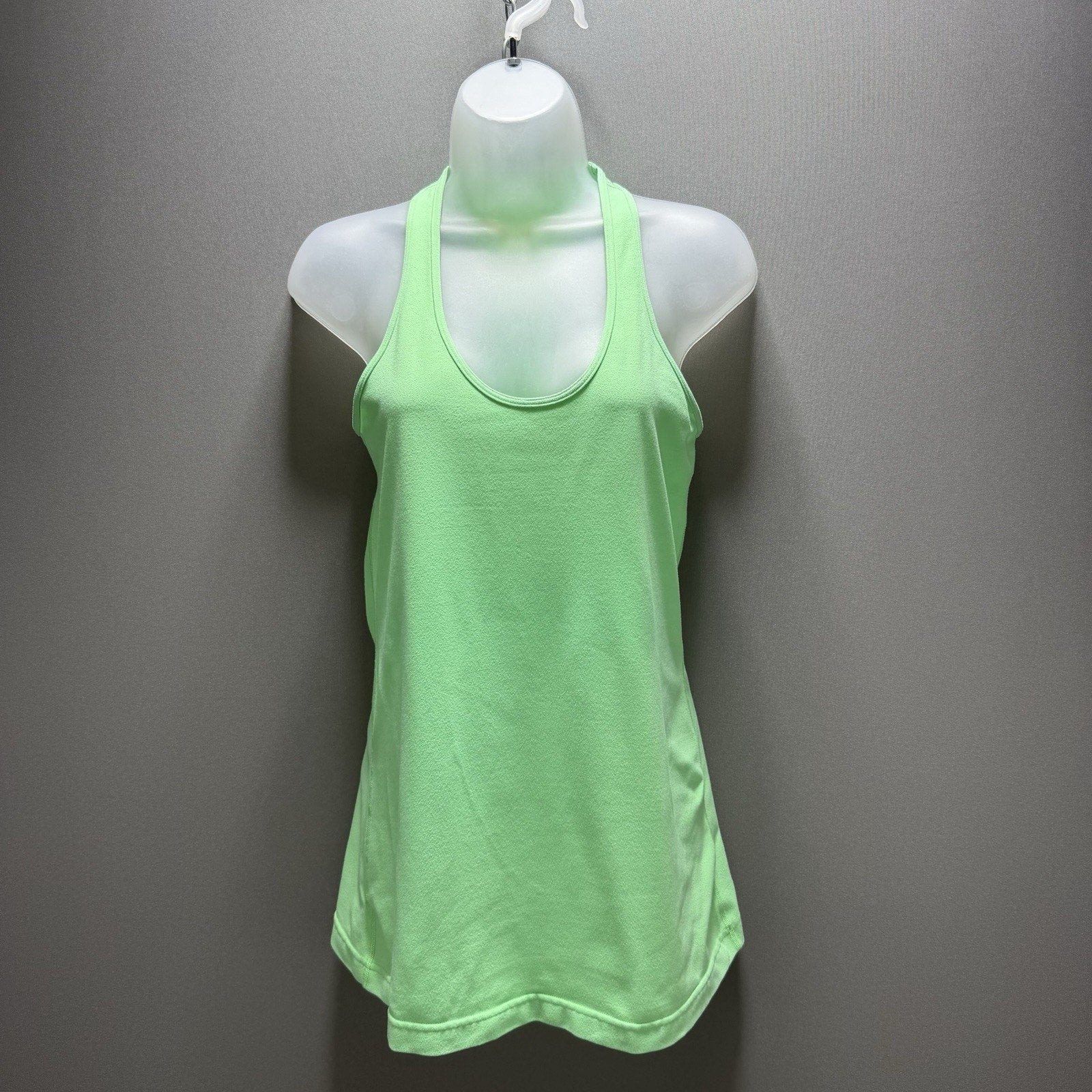 Lululemon Cool Racerback Tank Top Womens Green Athletic Yoga Running Workout