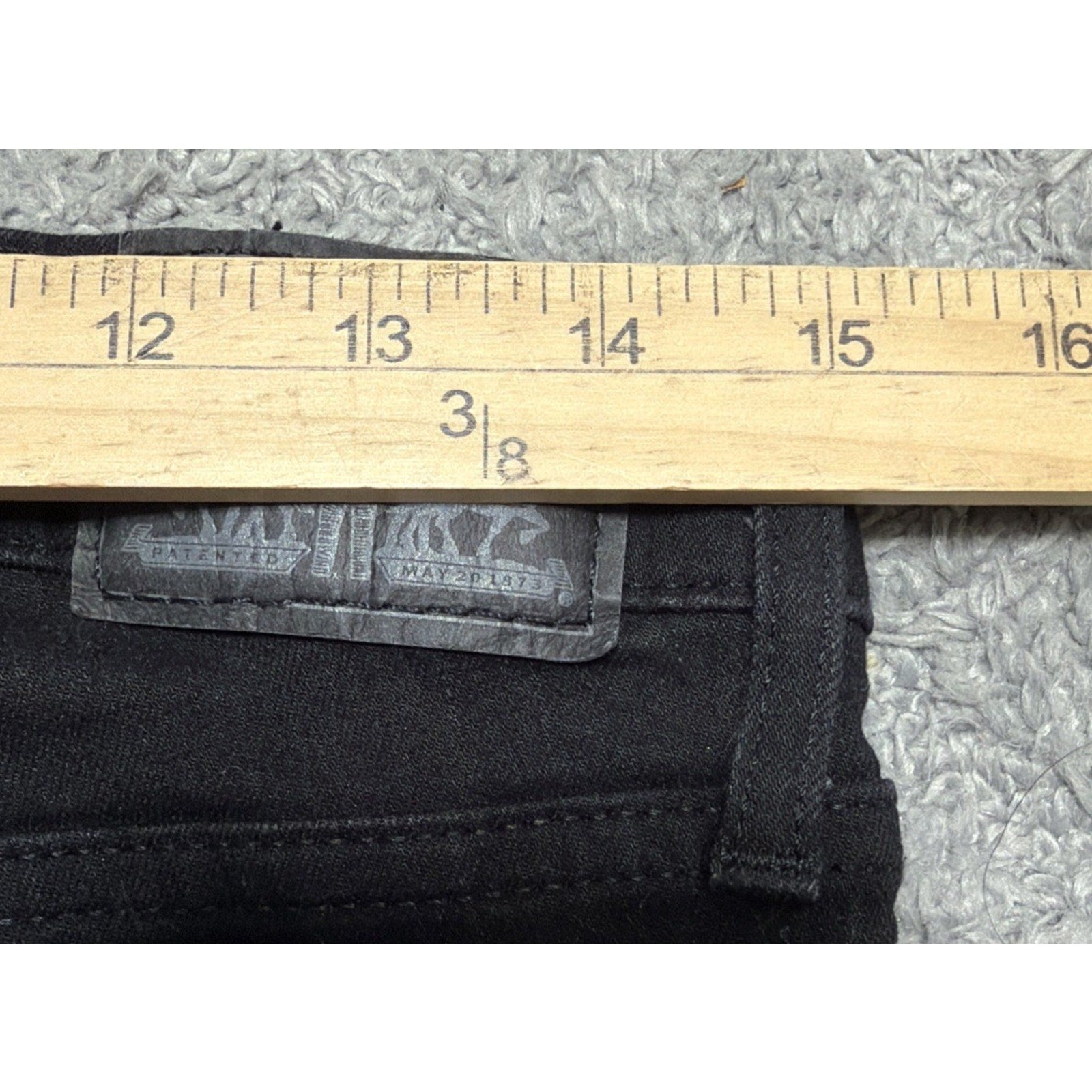 Levi’s 720 High Rise Super Skinny Jeans Womens 30x30 Black Stretch Denim Slim