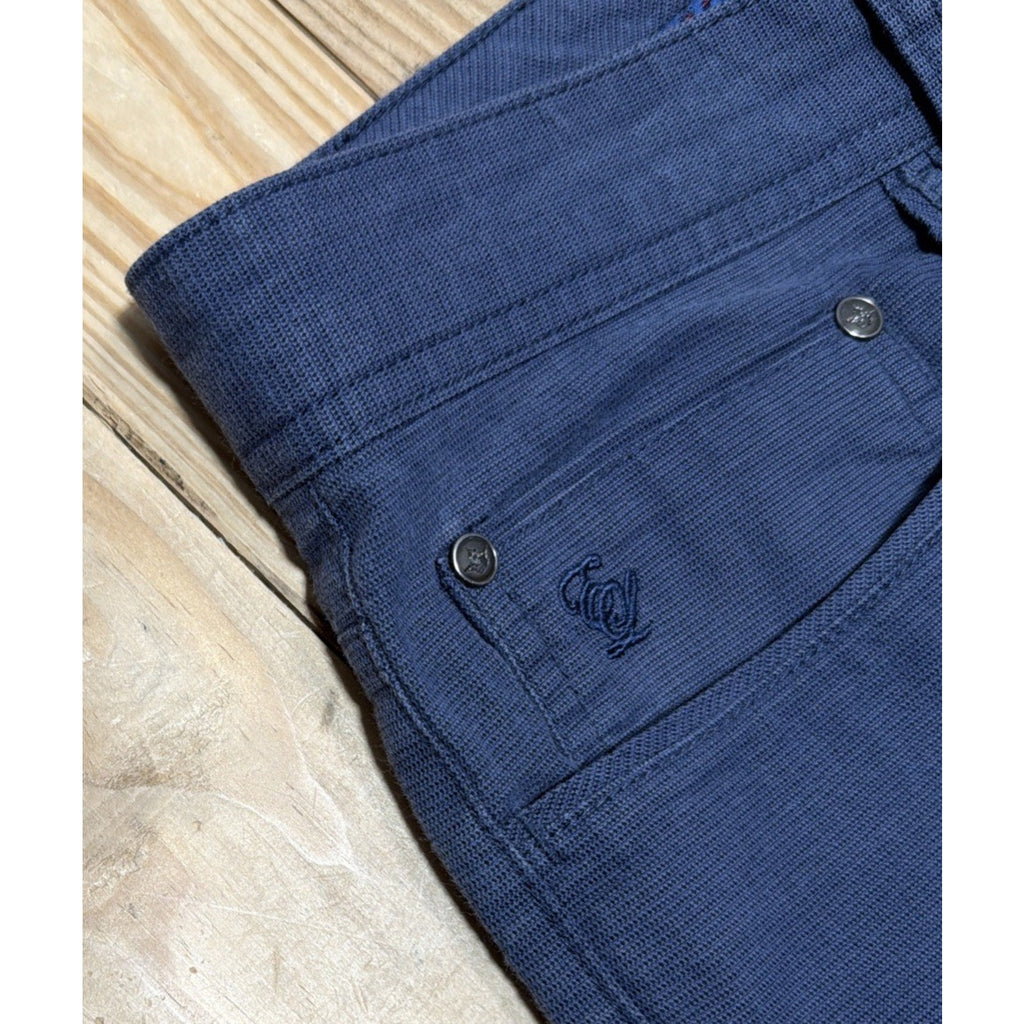 English Laundry Pants Mens Steel Blue Corduroy 5-Pocket Stretch Jeans size 36x30