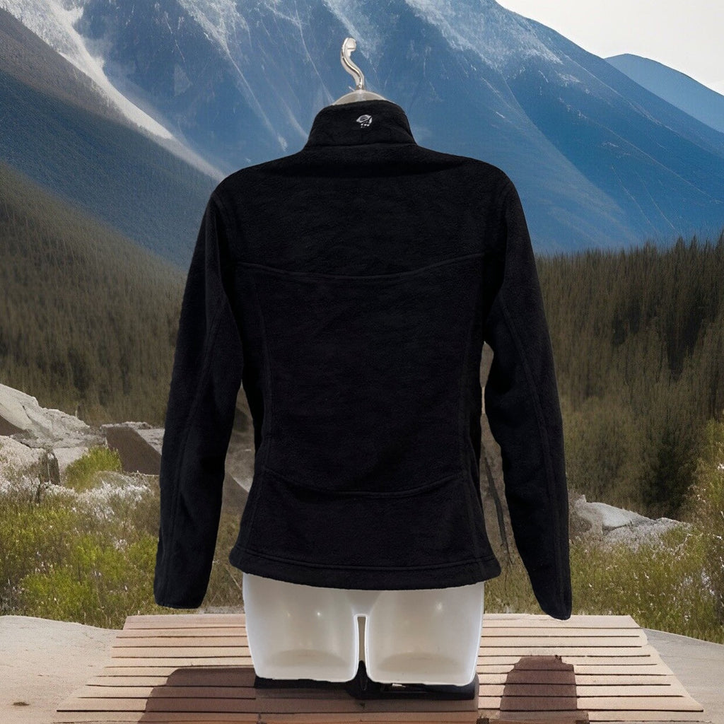 Mountain Hardwear Women's Black Full Zip Fleece Jacket Sz S