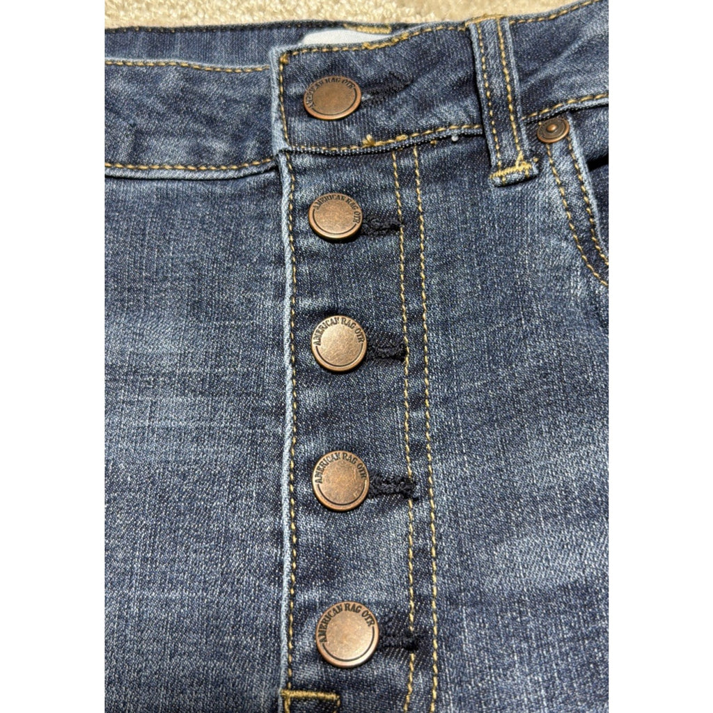 American Rag Off The Rack Women's High-Rise Button-Fly Flare Jeans 29/11 NWOT