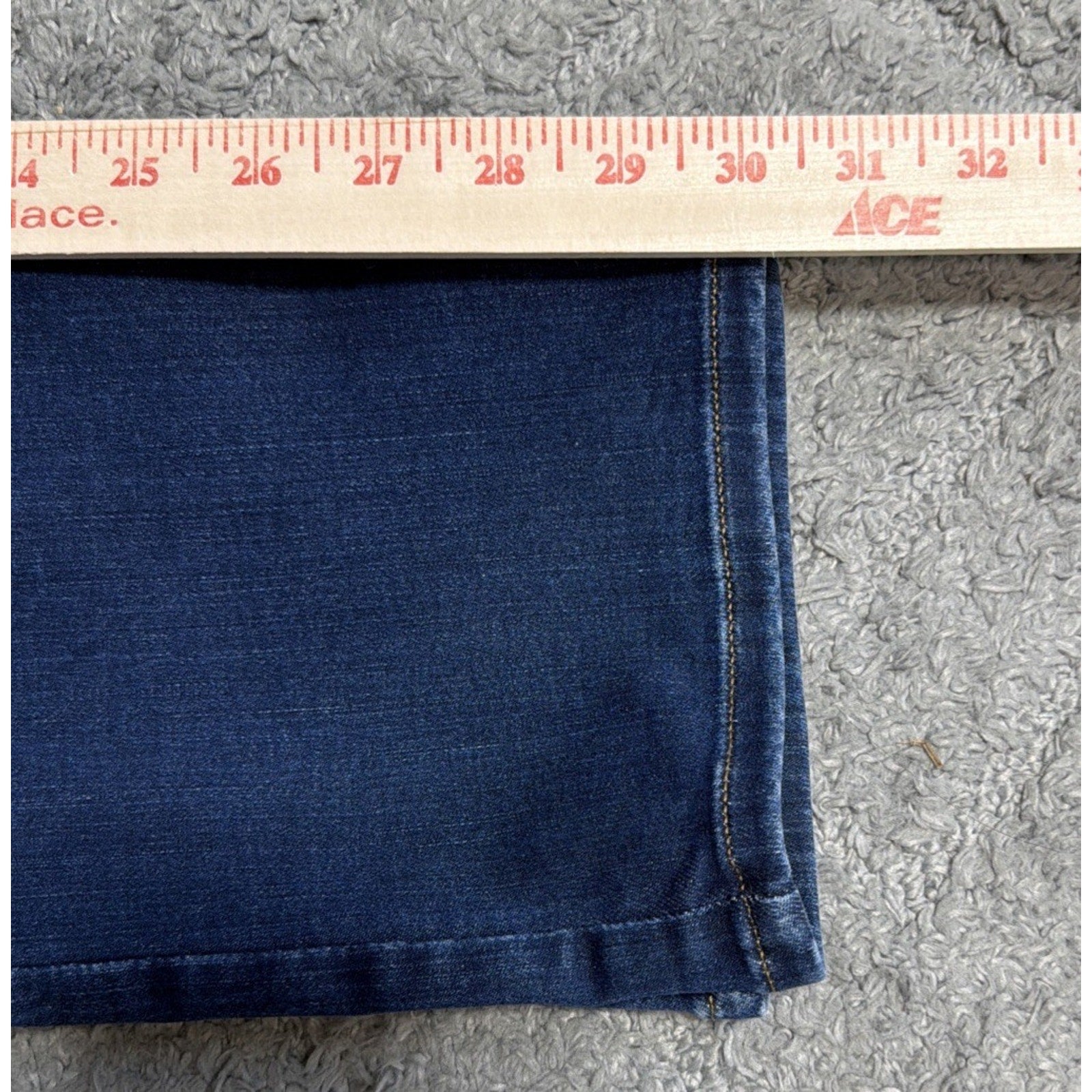 NYDJ Jeans Women's Marilyn Straight Tummy Control Pants Quinn Blue 8 Petite