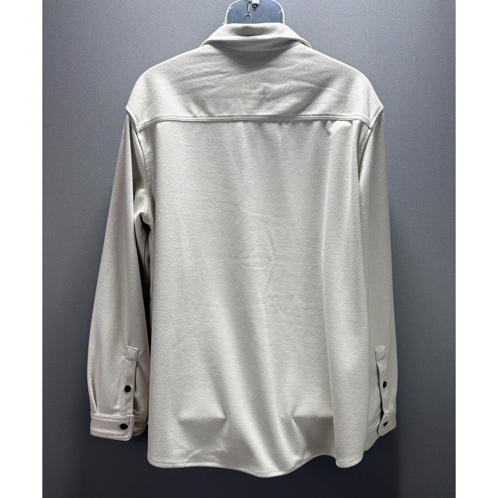 New Men Comfort Wear Soft Shirt Cream Stretch Goodfellow & Co Big 2XL NWT