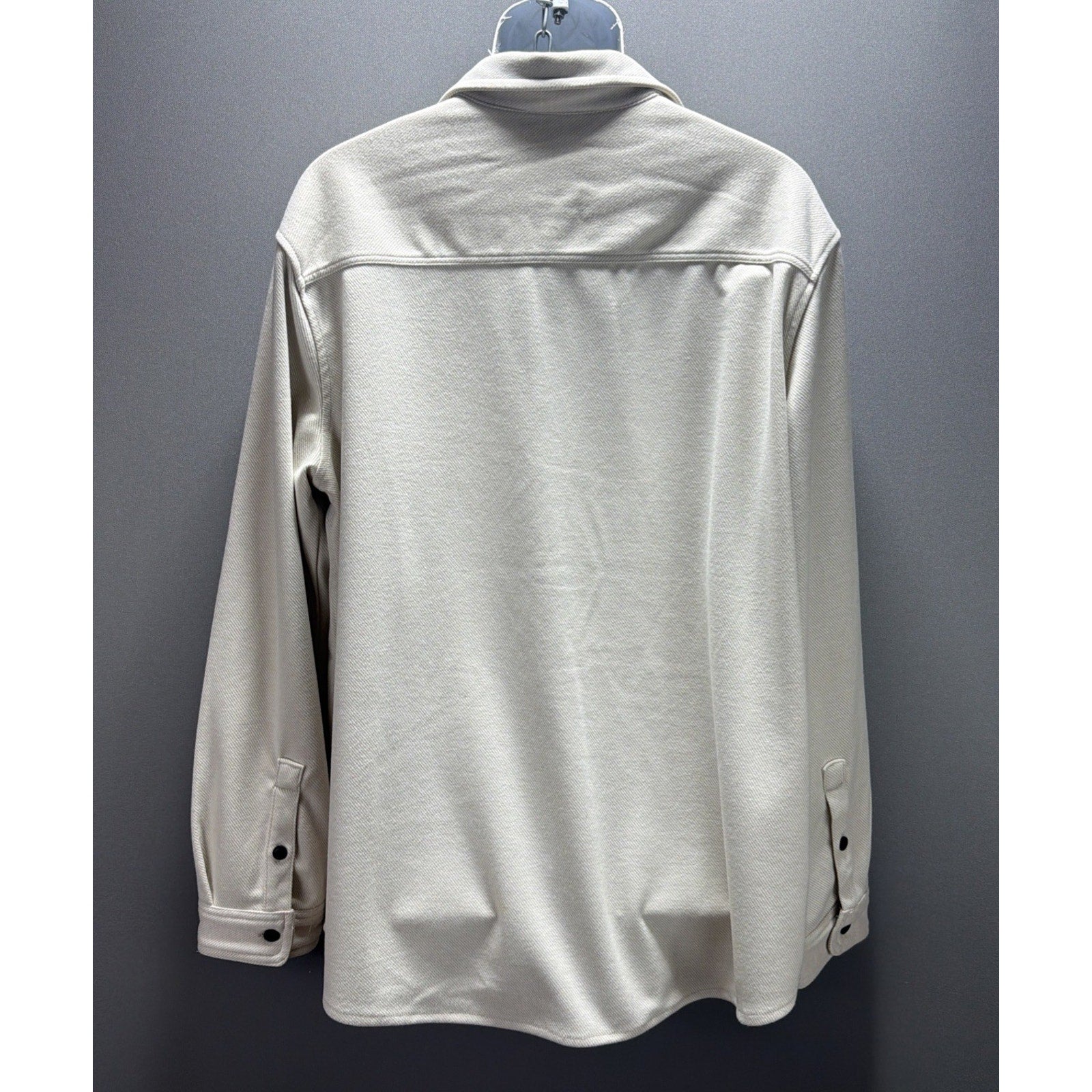 New Men Comfort Wear Soft Shirt Cream Stretch Goodfellow & Co Big 2XL NWT