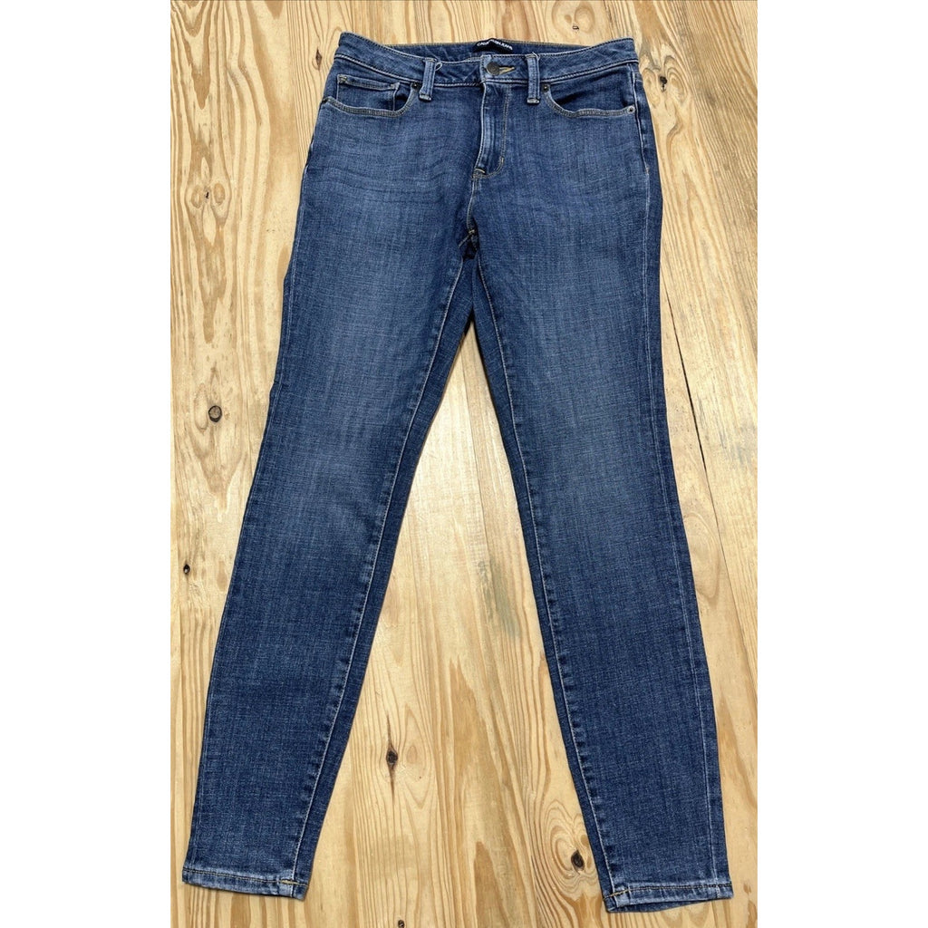 Calvin Klein Women's Size 6 Blue Jeans High Rise Easy Fit Stretch 28x28