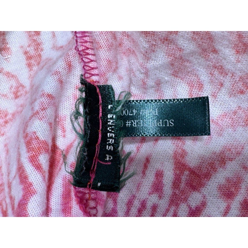 Lauren Ralph Lauren Pink Orange Bright Short Sleeve Women’s Size X-Large