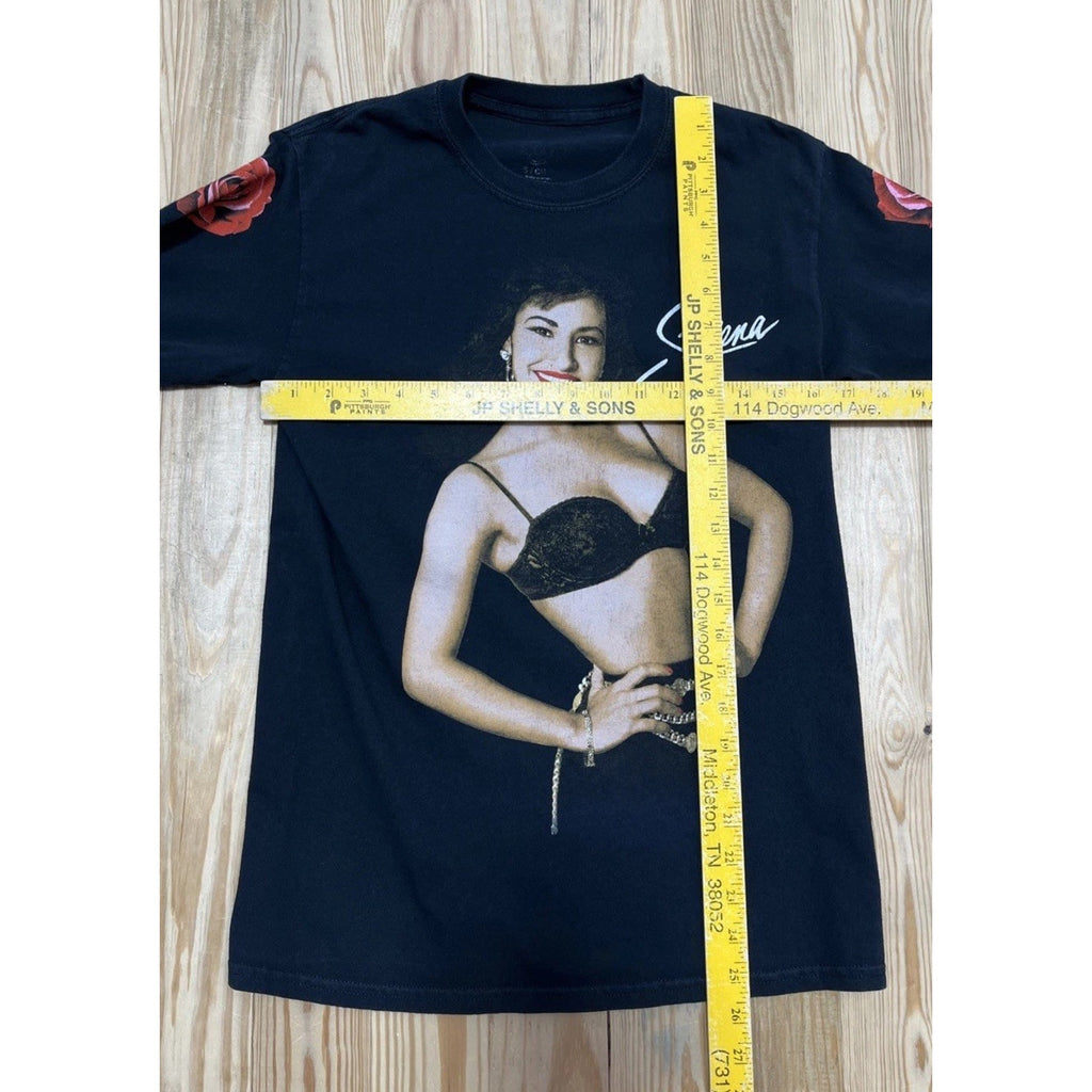 Selena Official Unisex Small Long Sleeve Black Shirt Men Womens Tshirt Band Tee