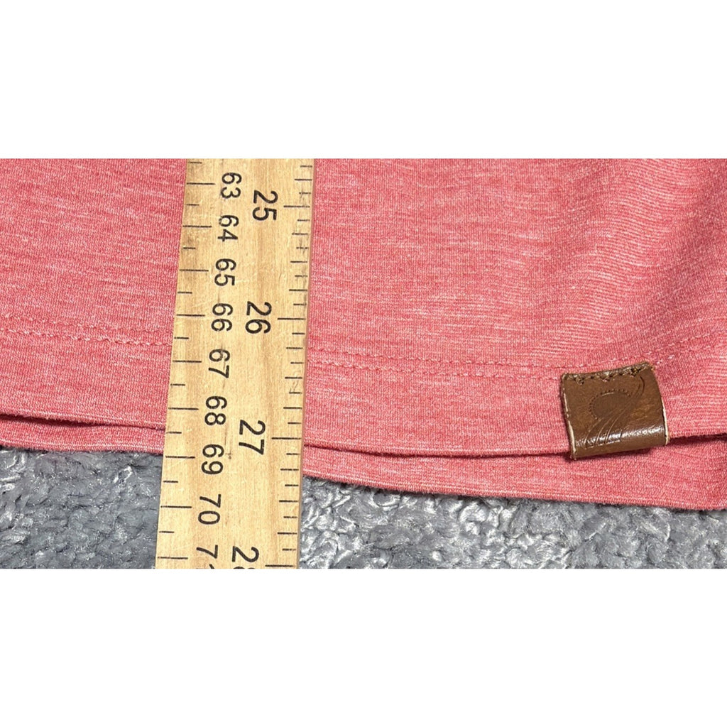 Fundamental Coast Shirt Mens Medium Polo Short Sleeve Coral Beach Casual Preppy