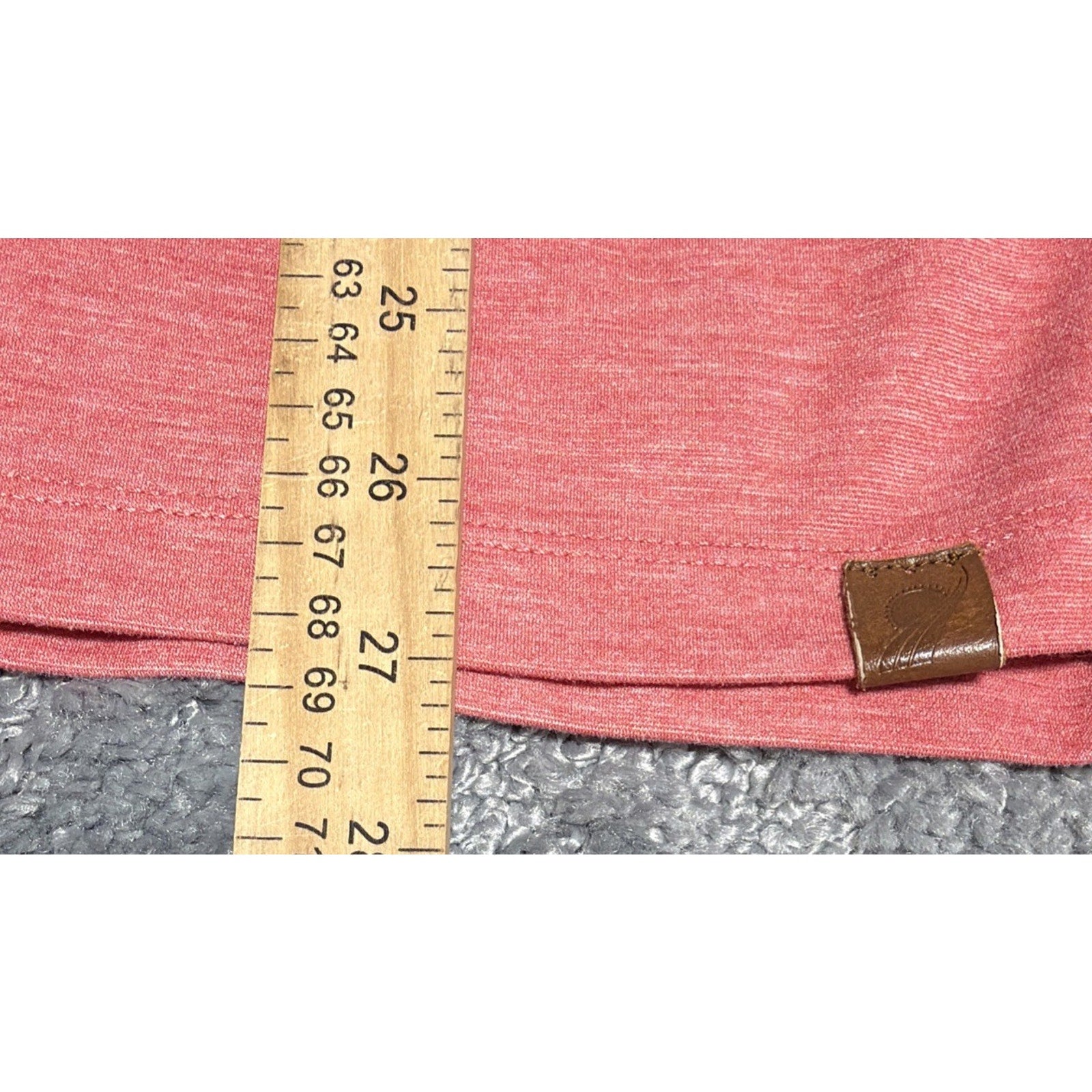 Fundamental Coast Shirt Mens Medium Polo Short Sleeve Coral Beach Casual Preppy