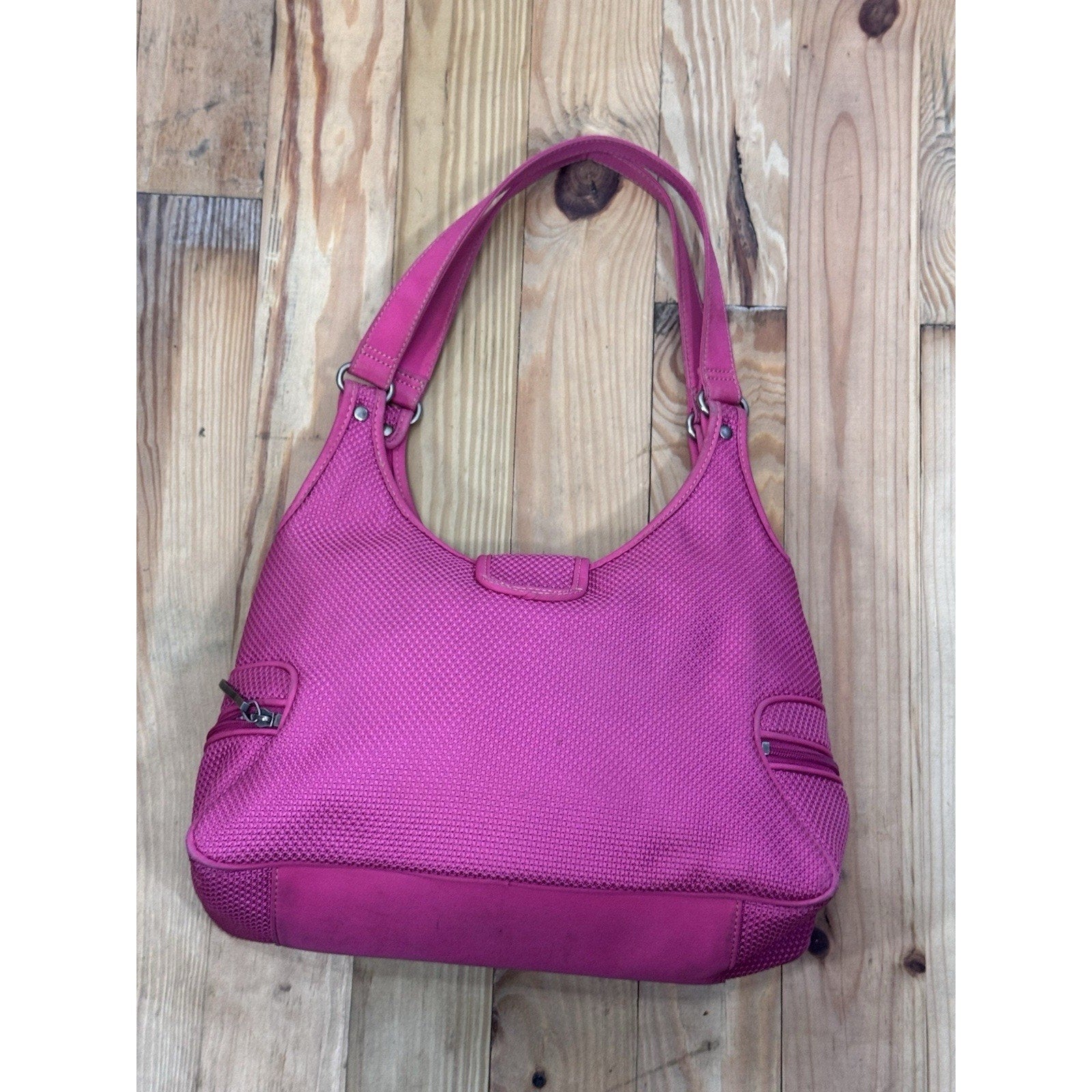 The SAK pink Nylon purse handbag Shoulder Bag Medium