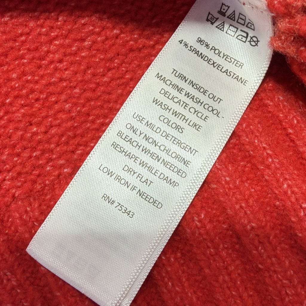 New Sincerely Jules Women's Red Cable Knit Crop Super Soft Sweater Size XS NWT