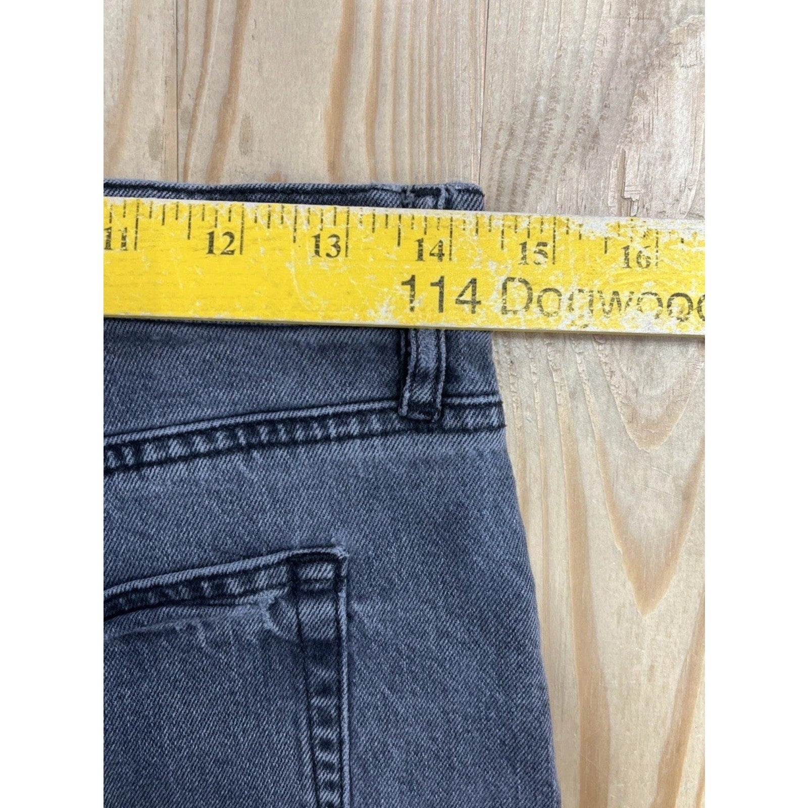 LOFT HIGH RISE BUTTON FLY RAW HEM STRAIGHT CROP JEANS WOMENS SIZE 27/4