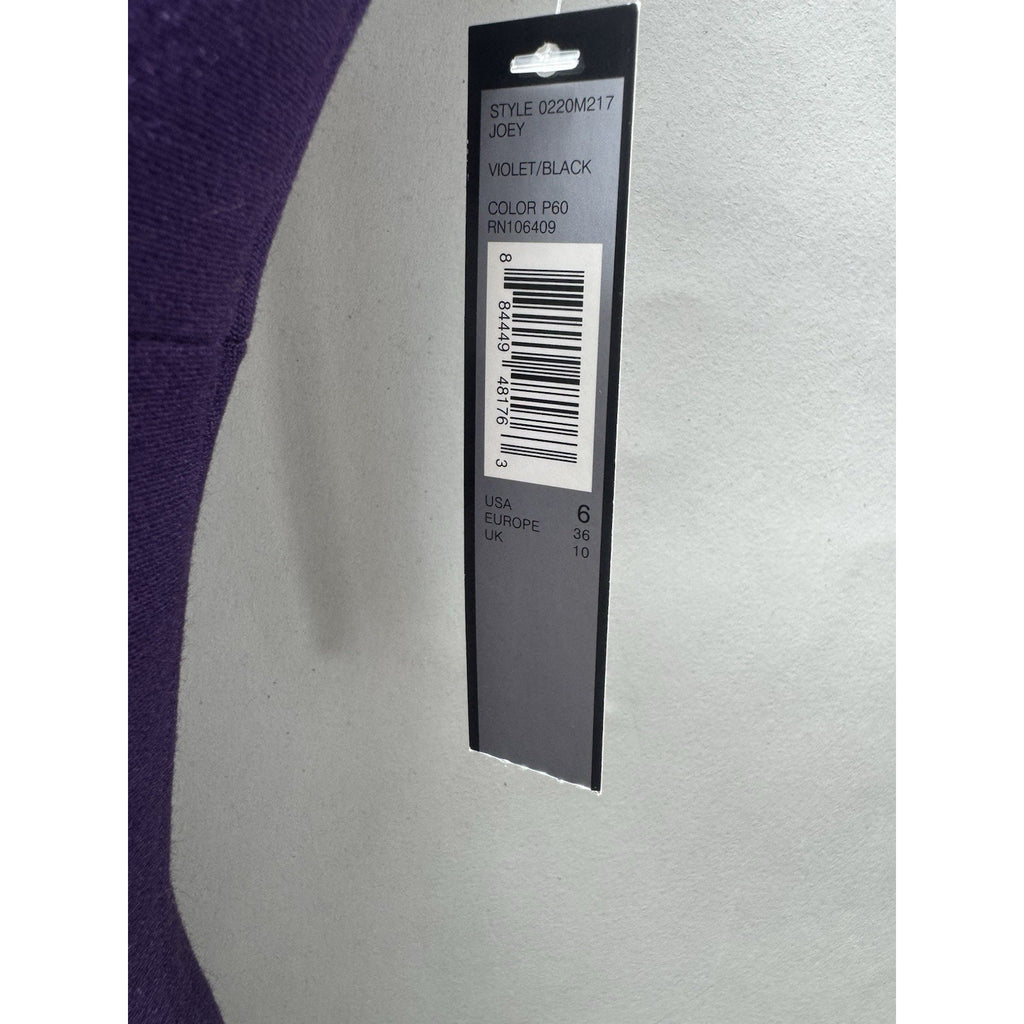 Tahari Arthur S. Levine Purple Sheath Dress Size 6 Embellished Neck Career NWT