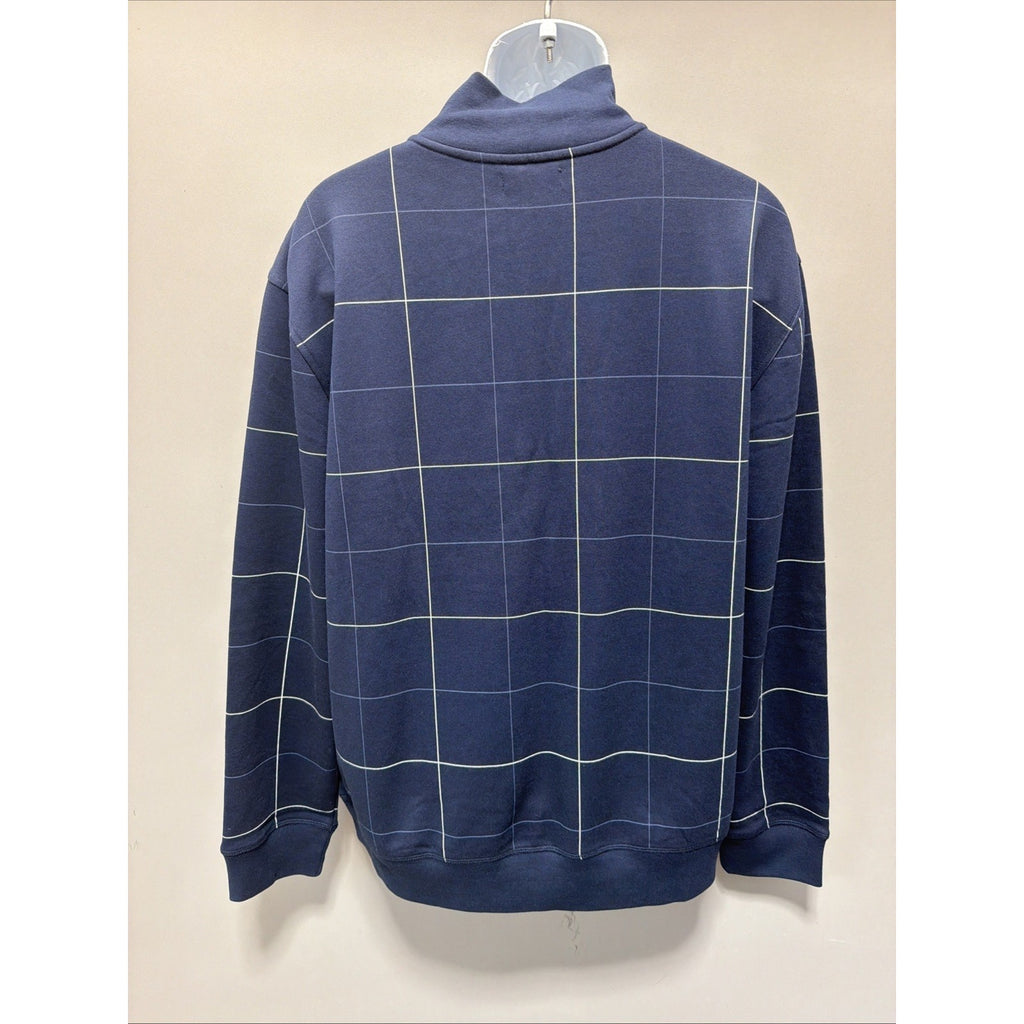 NAUTICA Navtech Men's XL Fleece 1/4 Zip Sweater, Mock-Neck Pullover Sweatshirt