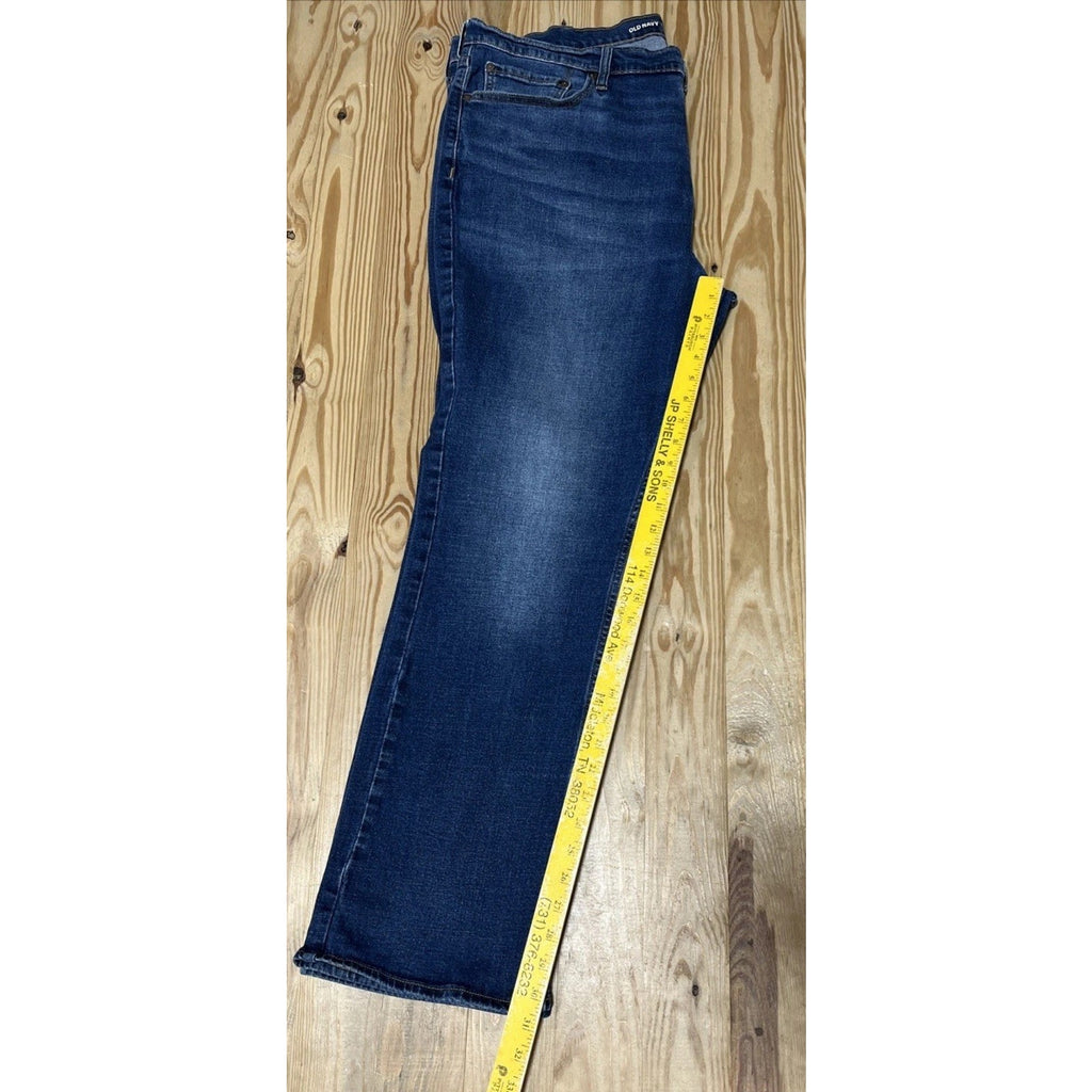 Old Navy Bootcut Jeans Mens Size 40x32 Blue Denim Dark Wash