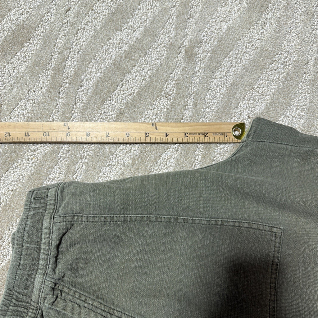 Lucky Brand Womens Utility Wide Leg Pants Size XS Green 28x29