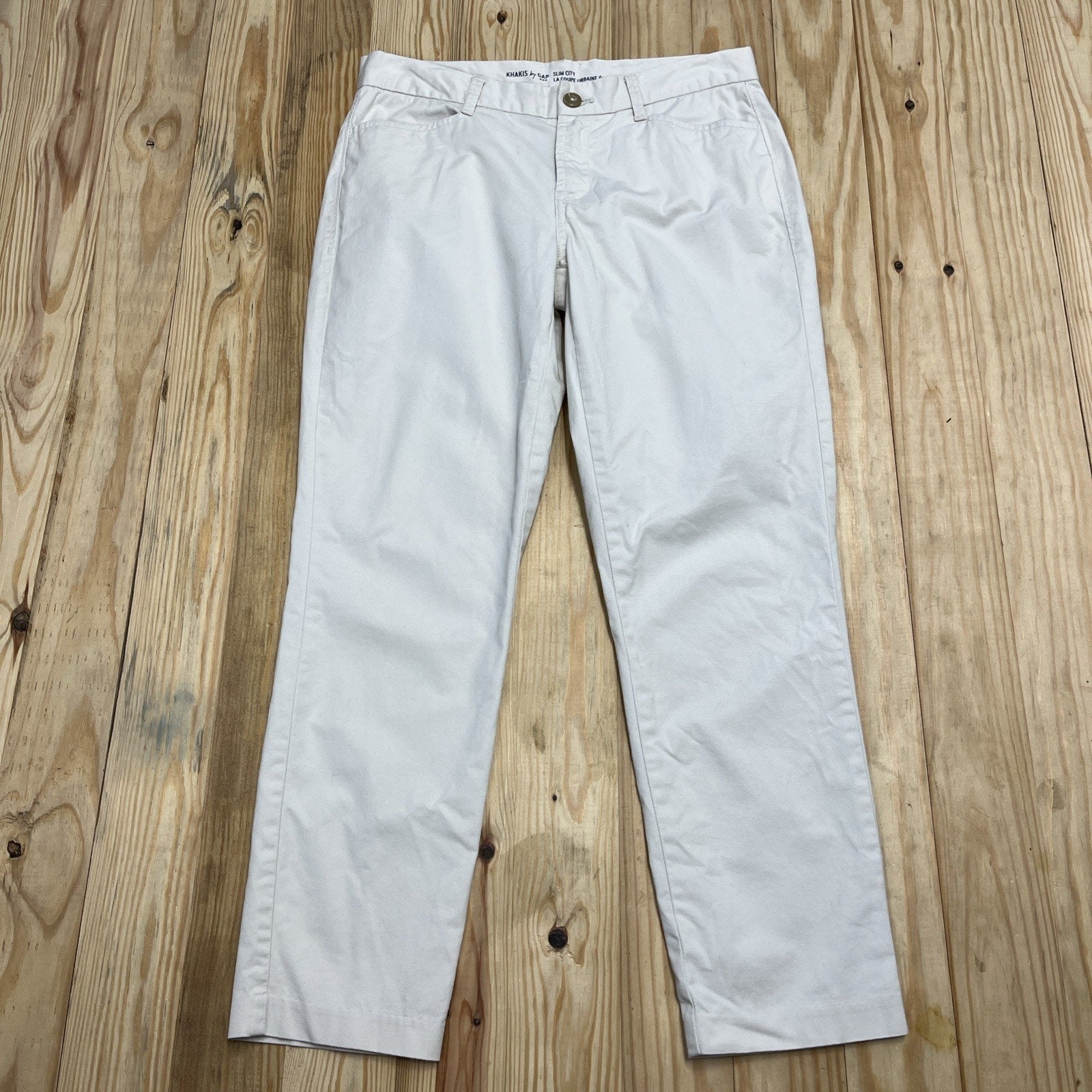 Khakis by Gap Women's Slim City Light Brown Khaki Pants Size 2R