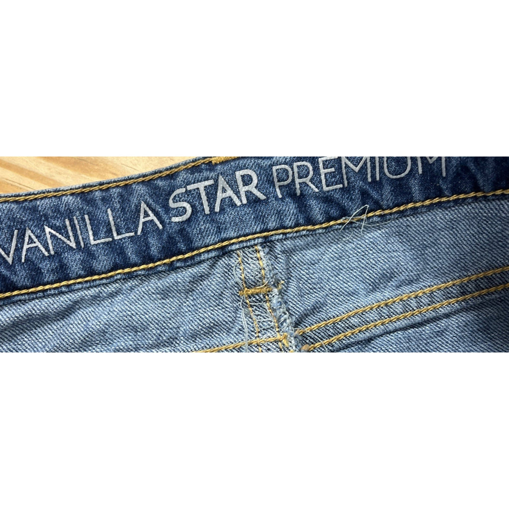 Juniors Vanilla Star Denim Skirt 3