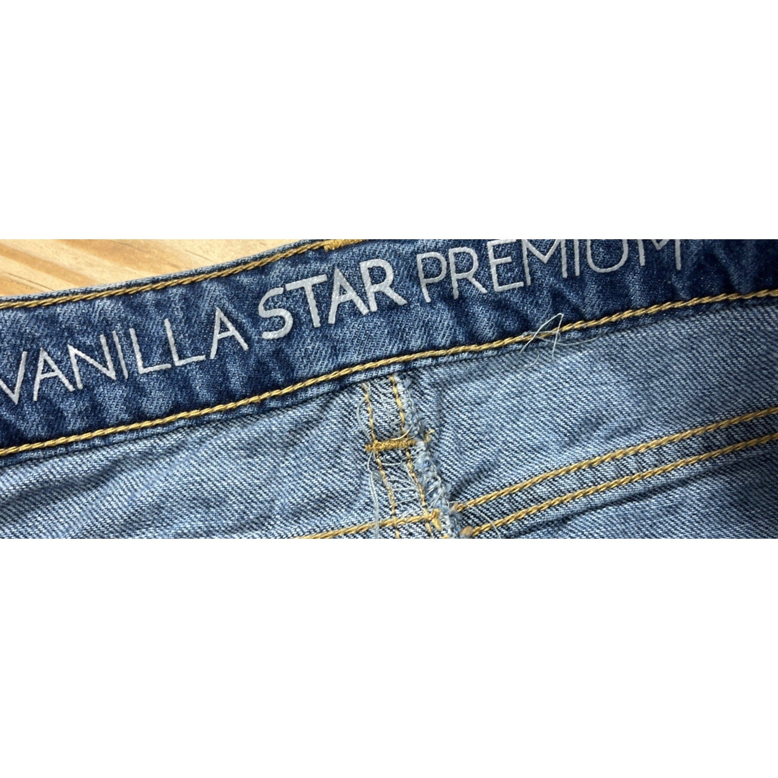 Juniors Vanilla Star Denim Skirt 3