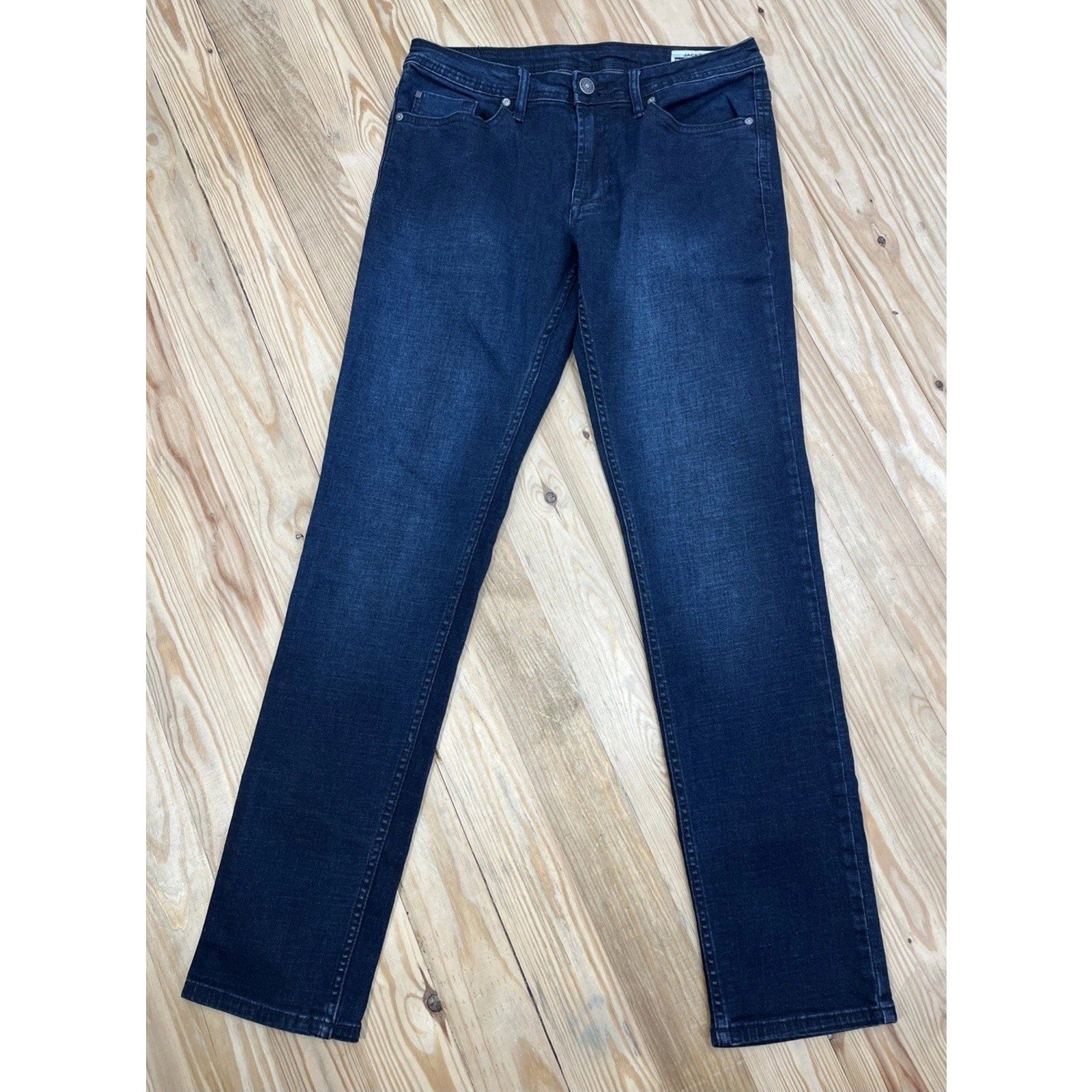 Buffalo David Bitton Jackson X Straight Stretch Blue Denim Jeans Mens Size 32x34