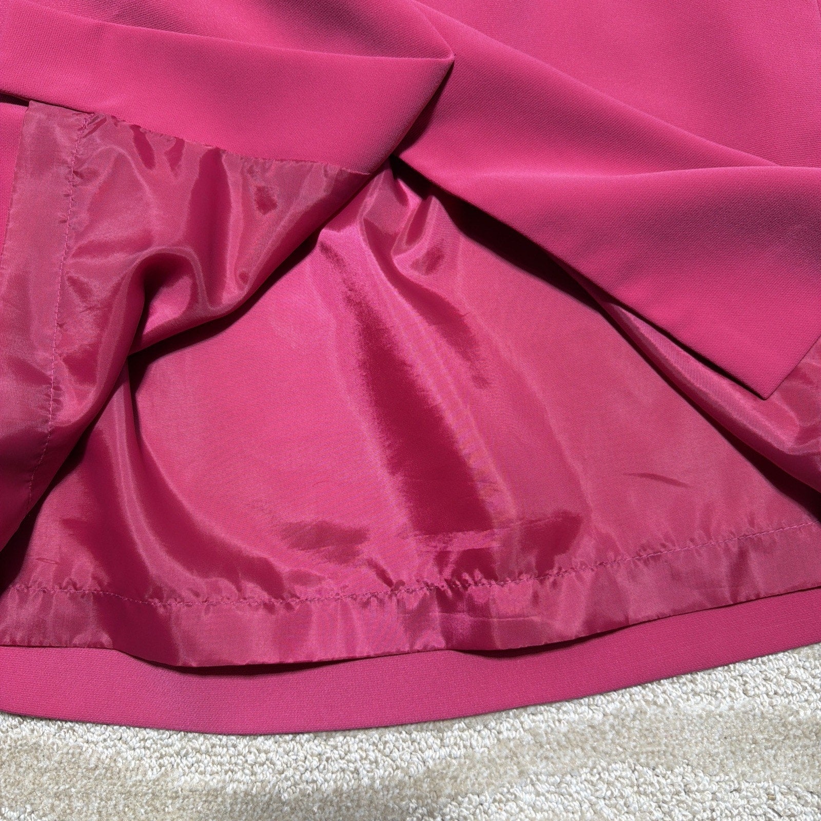 Le Suit Women's Pink Lined Knee Length Straight Pencil Skirt Size 8 Y2K