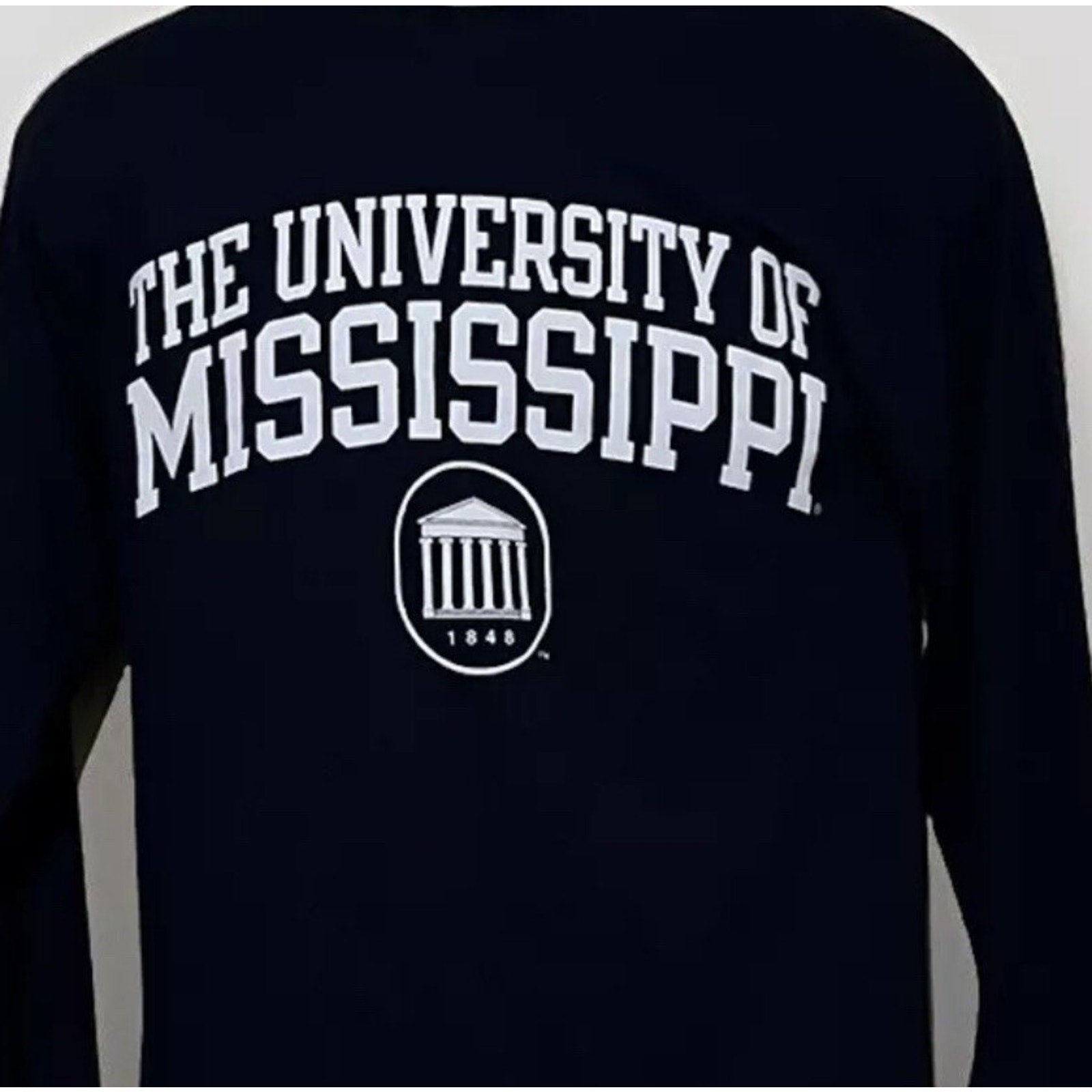 Jerzees Navy Blue University of Mississippi Jersey Men's Size Small New