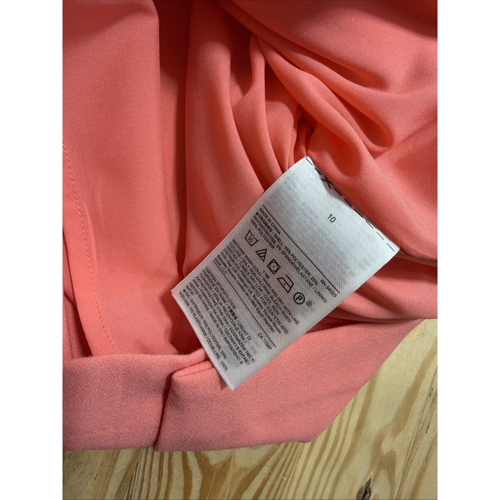 NWT Banana Republic Light Pink Pencil Sheath Dress Sleeveless Square Neck 10