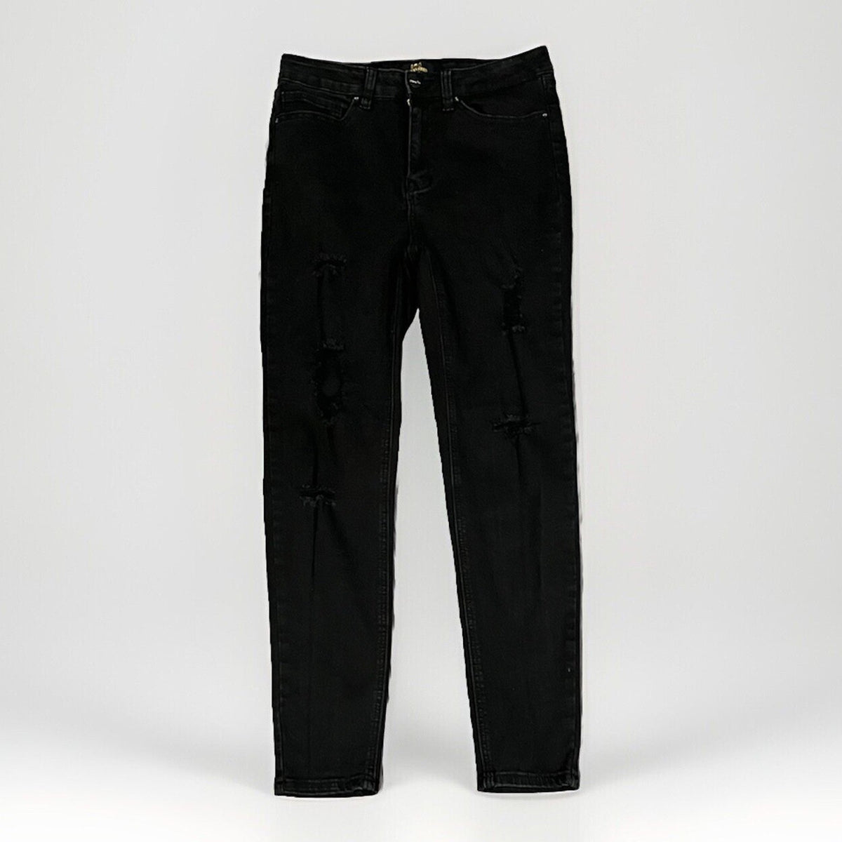Skinny Fries Denim Junior's Jeans Black Size 11 28X26 Straight