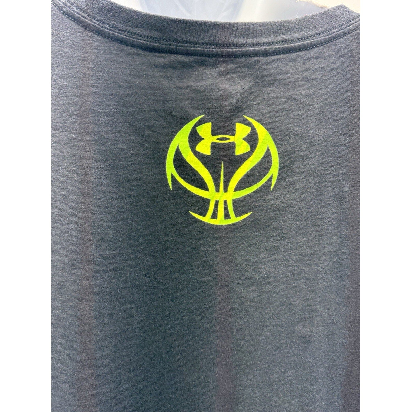 Under Armour Basketball Heatgear Shirt Black Loose Fit Active Men’s Size 2XL