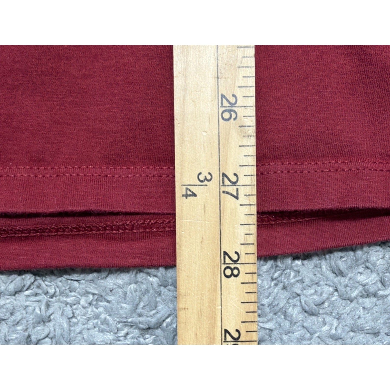 Patagonia T Shirt Mens Medium Red P-6 Logo Back Graphic Organic Cotton Planet