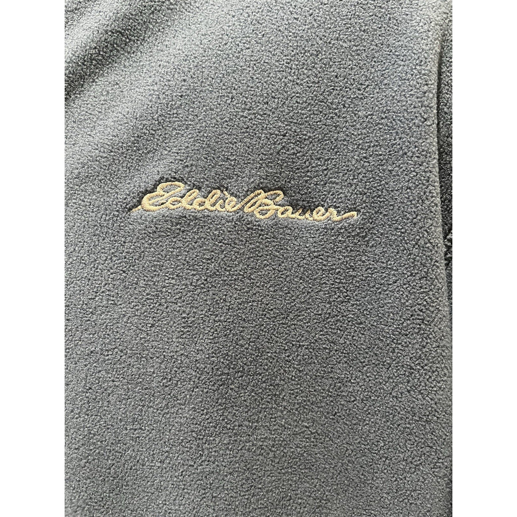 NWT Eddie Bauer Men's Quest Fleece Full Zip Pullover Blue Gray Small MSRP $70